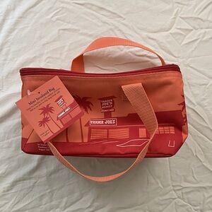 Trader Joe's Mini Insulated Bag - Peach